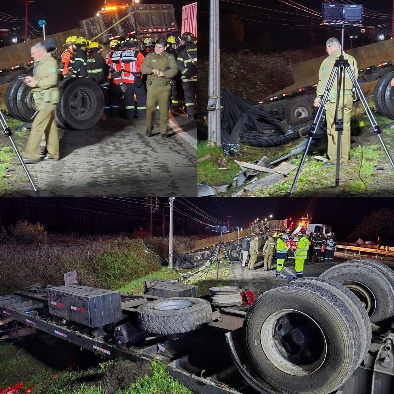 ACCIDENTE ENTRE DOS CAMIONES DEJA UN FALLECIDO EN LA RUTA 5 SUR ...